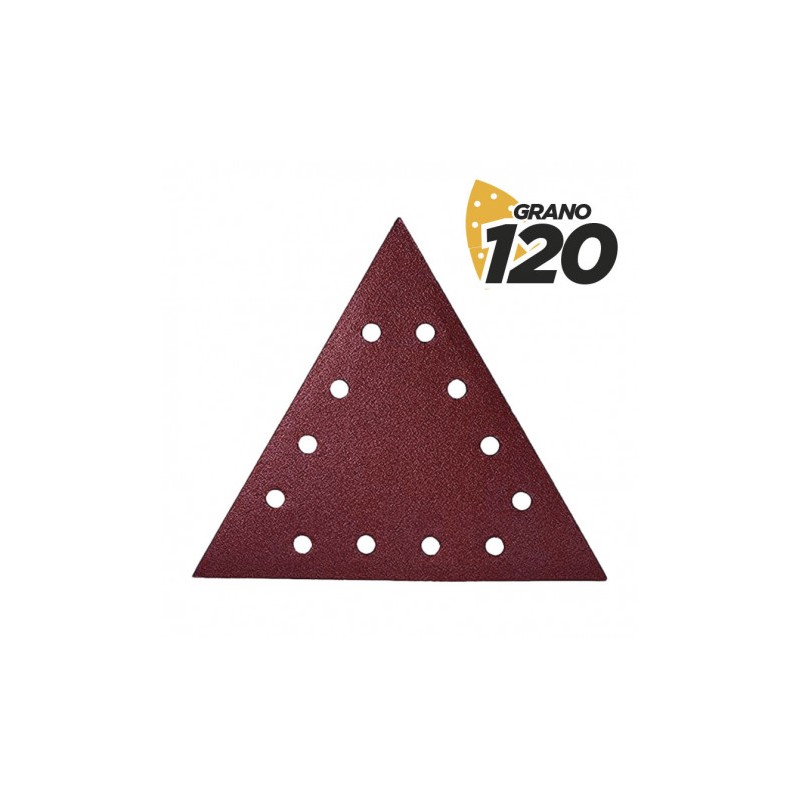 PACK 5 LIJAS TRIANGULO GR120 VELCRO...