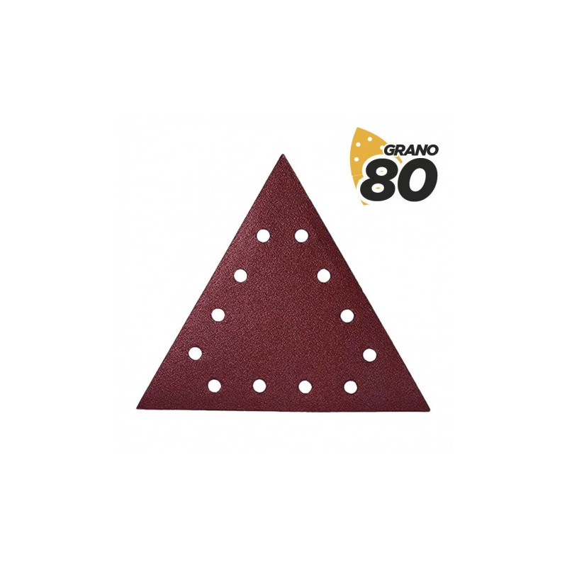 PACK 5 LIJAS TRIANGULO GR80 VELCRO...