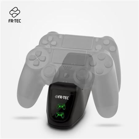 ESTACION DE CARGA DUAL PARA MANDOS PS4 FR-TEC