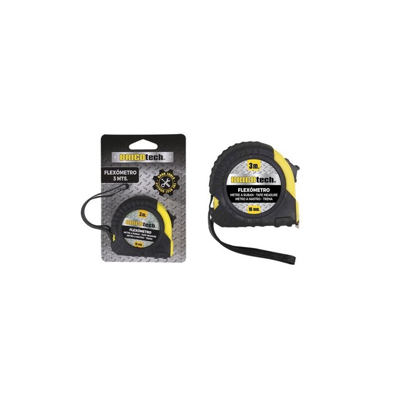 FLEXOMETRO 3 METROS X 16MM BRICOTECH