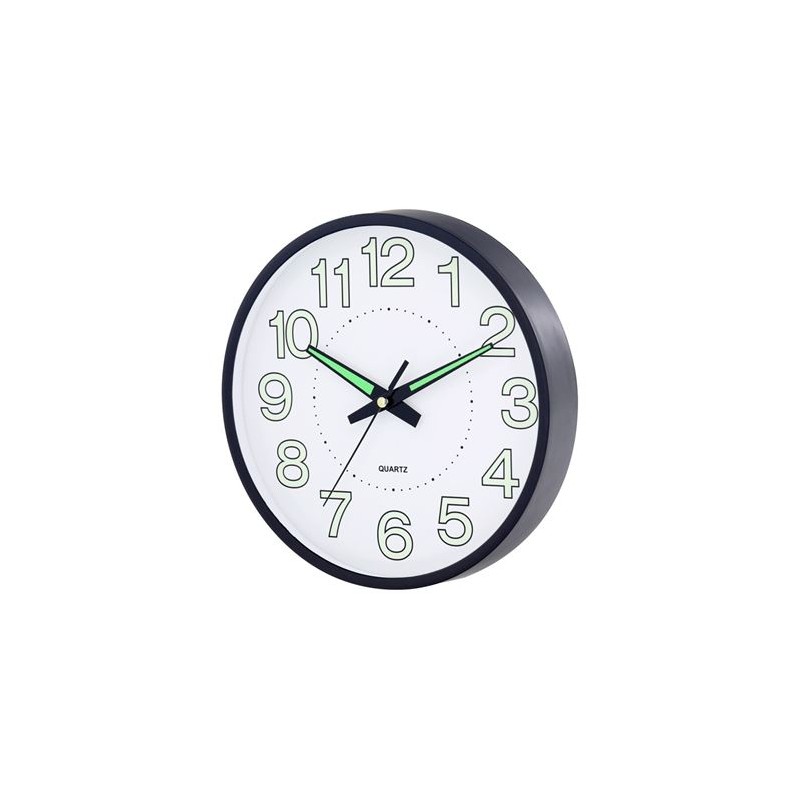 RELOJ DE PARED FOSFORESCENTE
