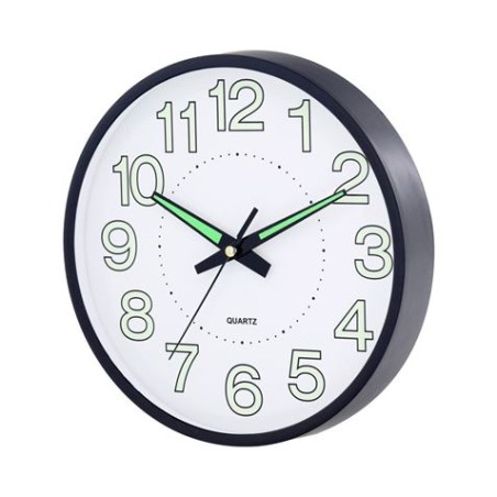 RELOJ DE PARED FOSFORESCENTE
