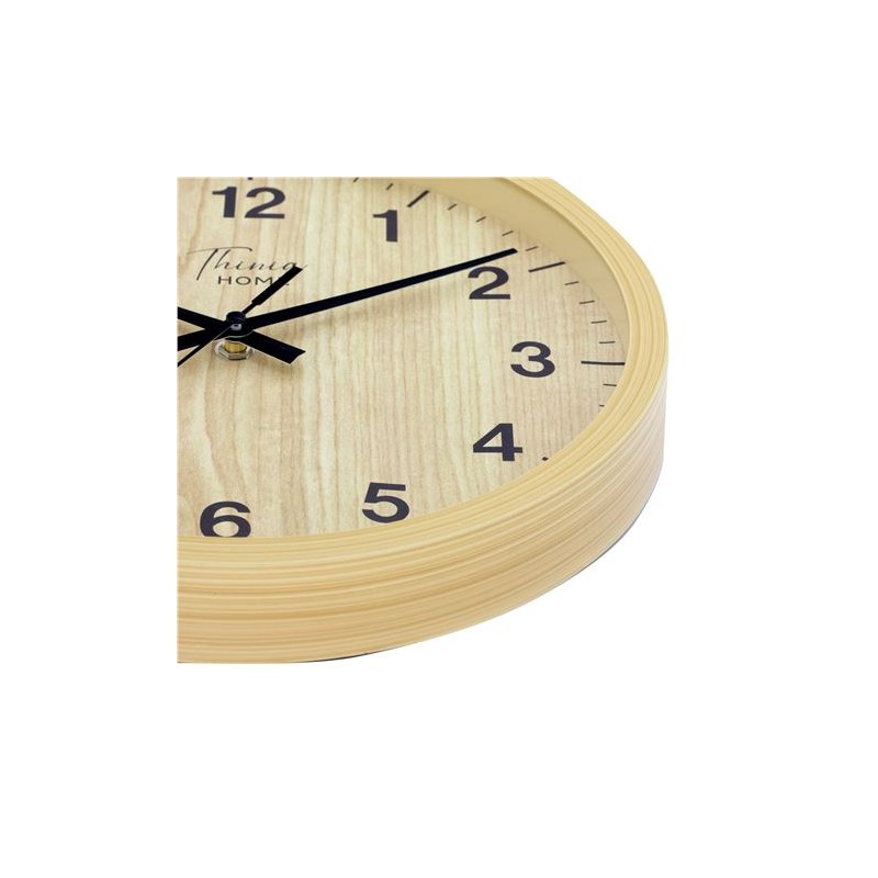 RELOJ DE PARED COLOR MADERA