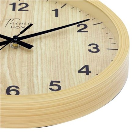 RELOJ DE PARED COLOR MADERA