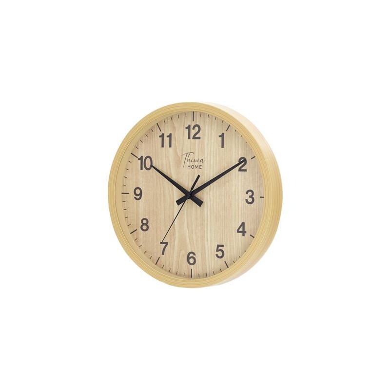 RELOJ DE PARED COLOR MADERA