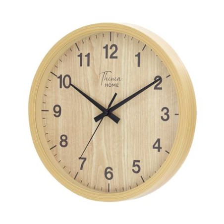 RELOJ DE PARED COLOR MADERA