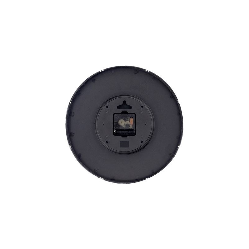RELOJ DE PARED PLATEADO ESFERA GRIS...