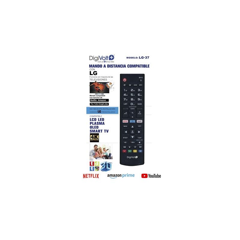 MANDO A DISTANCIA COMPATIBLE LG...