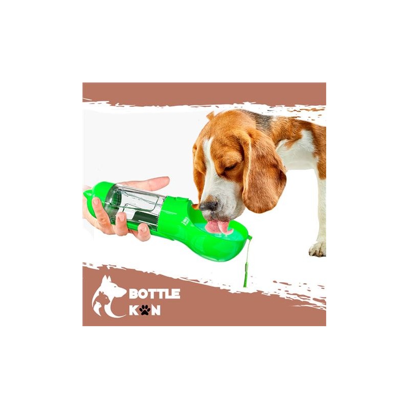 BOTELLA MULTIFUNCIÓN MASCOTAS BIWOND...