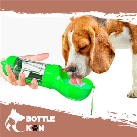 BOTELLA MULTIFUNCIÓN MASCOTAS BIWOND BOTTLE KAN AZUL