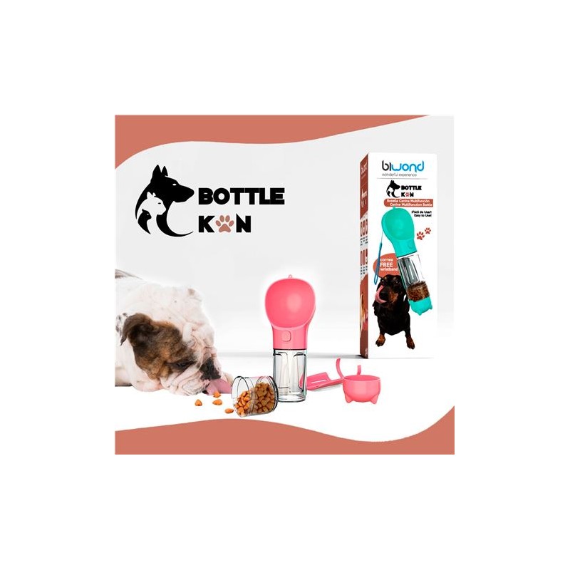 BOTELLA MULTIFUNCIÓN MASCOTAS BIWOND...