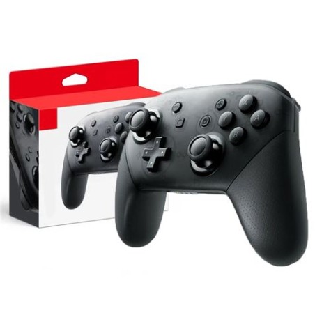 MANDO COMPATIBLE INALÁMBRICO NINTENDO SWITCH PRO NEGRO