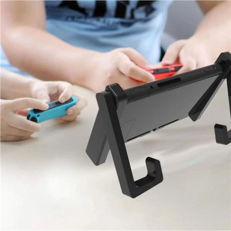 MINI SOPORTE PORTÁTIL AJUSTABLE + GRIPS NINTENDO SWITCH