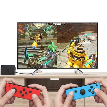 MANDO INALÁMBRICO JOY-CON COMPATIBLE NINTENDO SWITCH ROJO/AZUL