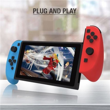 MANDO COMPATIBLE NINTENDO SWITCH ROJO/AZUL