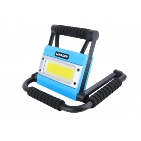 FOCO LED BATERÍA 20W CON SOPORTE PLEGABLE MADER