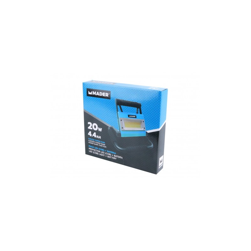 FOCO LED BATERÍA 20W CON SOPORTE...