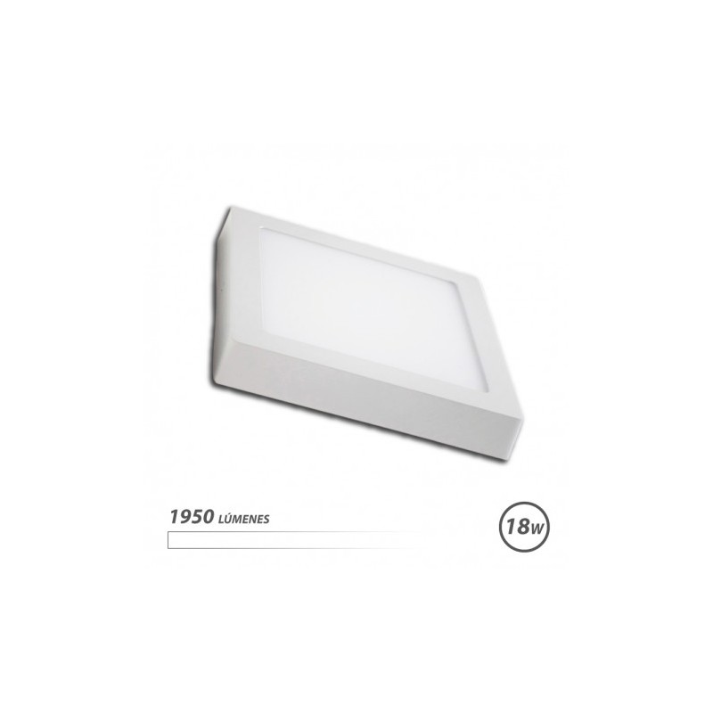 DOWNLIGHT CUADRADO SOBRE PARED LED...