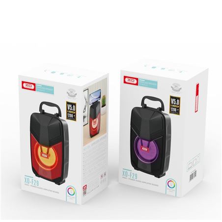 ALTAVOZ BLUETOOTH F29 CON SOPORTE SMARTPHONE + LUZ LED XO - XOF29-5