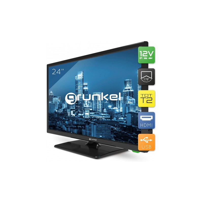 TELEVISOR 24" LED 12/220V 12V GRUNKEL