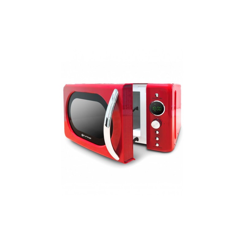 MICROONDAS VINTAGE ROJO 700W. GRUNKEL