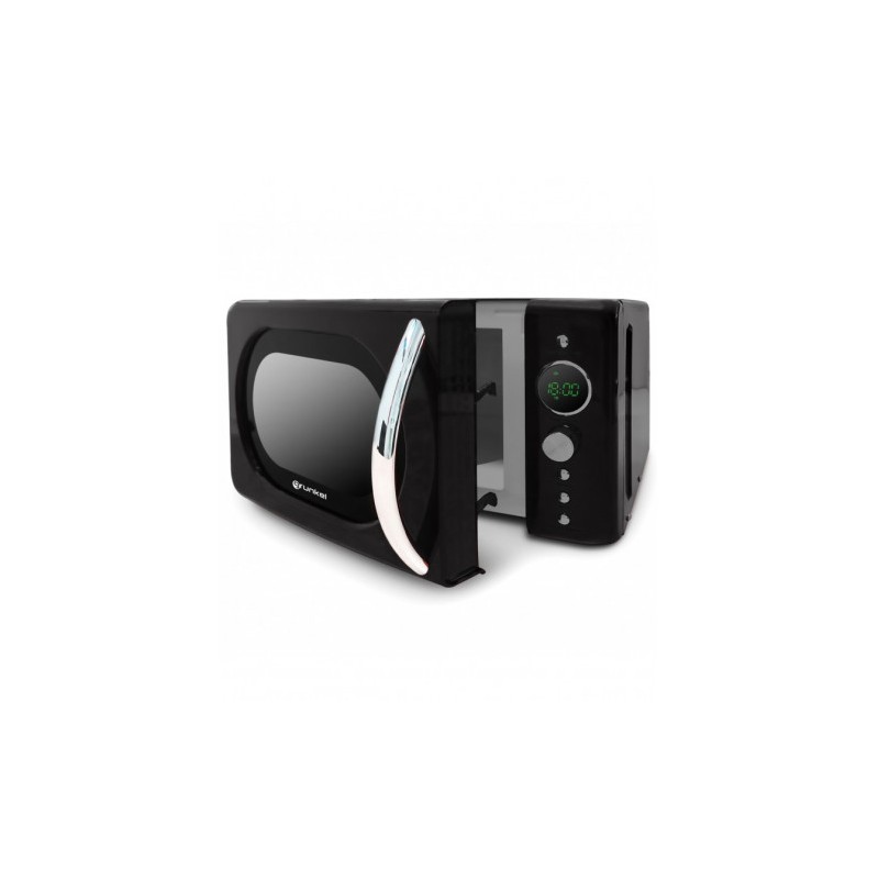 MICROONDAS VINTAGE NEGRO 700W. GRUNKEL