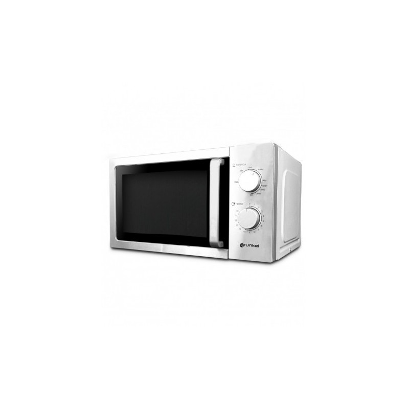 MICROONDAS GRILL 20L INOX. 800W GRUNKEL