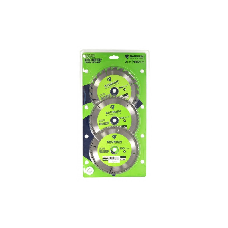 PACK 3 DISCOS CORTE MADERA PARA...