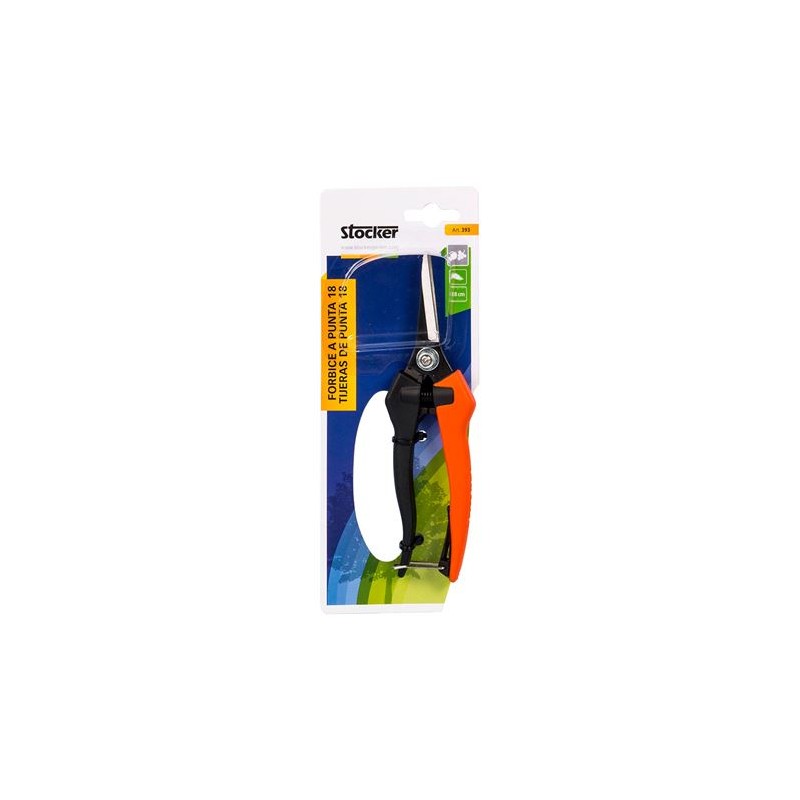 TIJERA PARA VENDIMIA DE PUNTA 18CM...