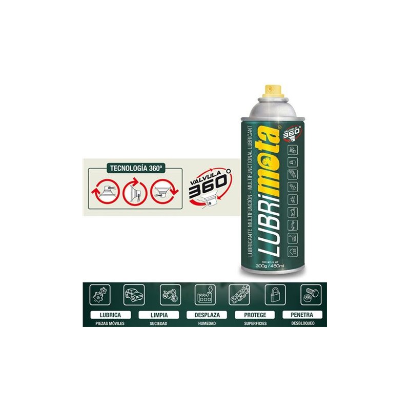 LUBRICANTE MULTIUSOS LUBRIMOTA 450ML