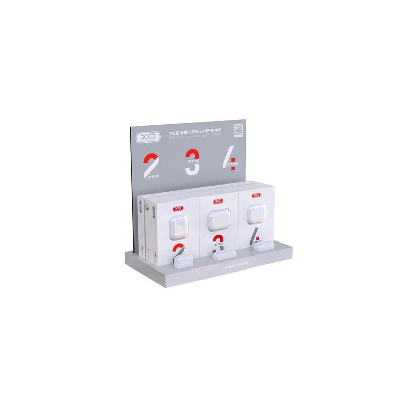 PACK EXPOSITOR 9 AURICULARES TWS XO
