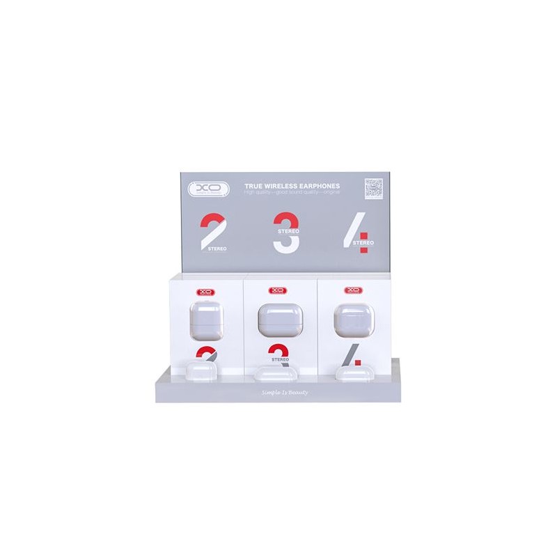 PACK EXPOSITOR 9 AURICULARES TWS XO