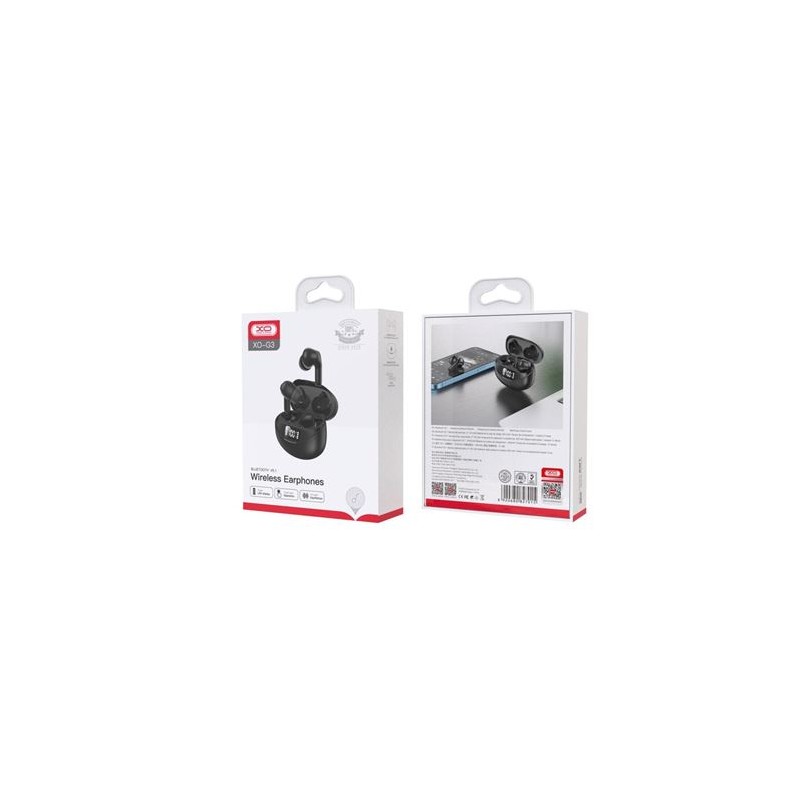 AURICULARES TWS G3 LCD NEGROS XO