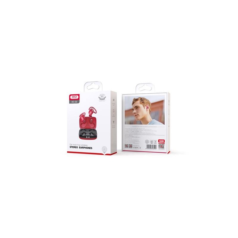 AURICULARES TWS G2 LCD RUNNING ROJOS XO