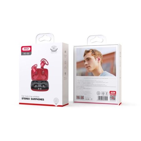 AURICULARES TWS G2 LCD RUNNING ROJOS XO