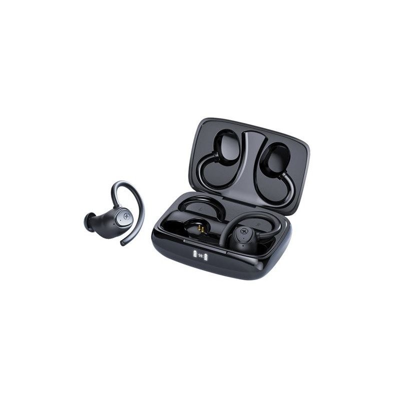 AURICULARES TWS G2 LCD RUNNING NEGROS XO