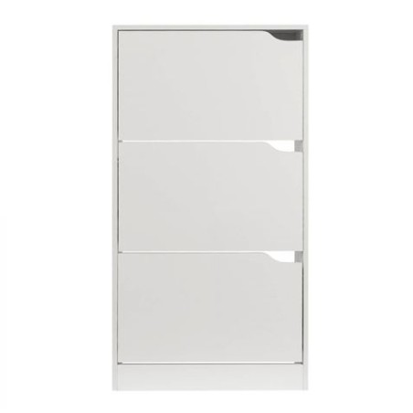 MUEBLE ZAPATERO NORDIC BLANCO 3 PUERTAS HBS