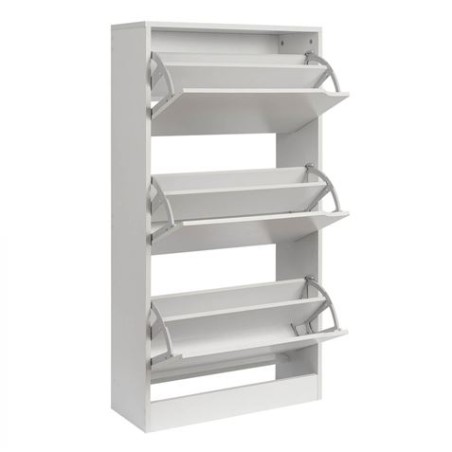 MUEBLE ZAPATERO NORDIC BLANCO 3 PUERTAS HBS