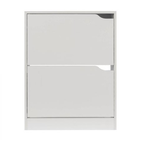MUEBLE ZAPATERO NORDIC BLANCO 2 PUERTAS HBS