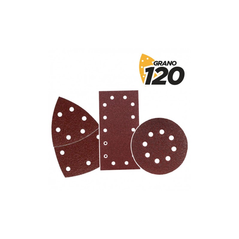 SET DE 9 LIJAS GRANO 120 PARA...