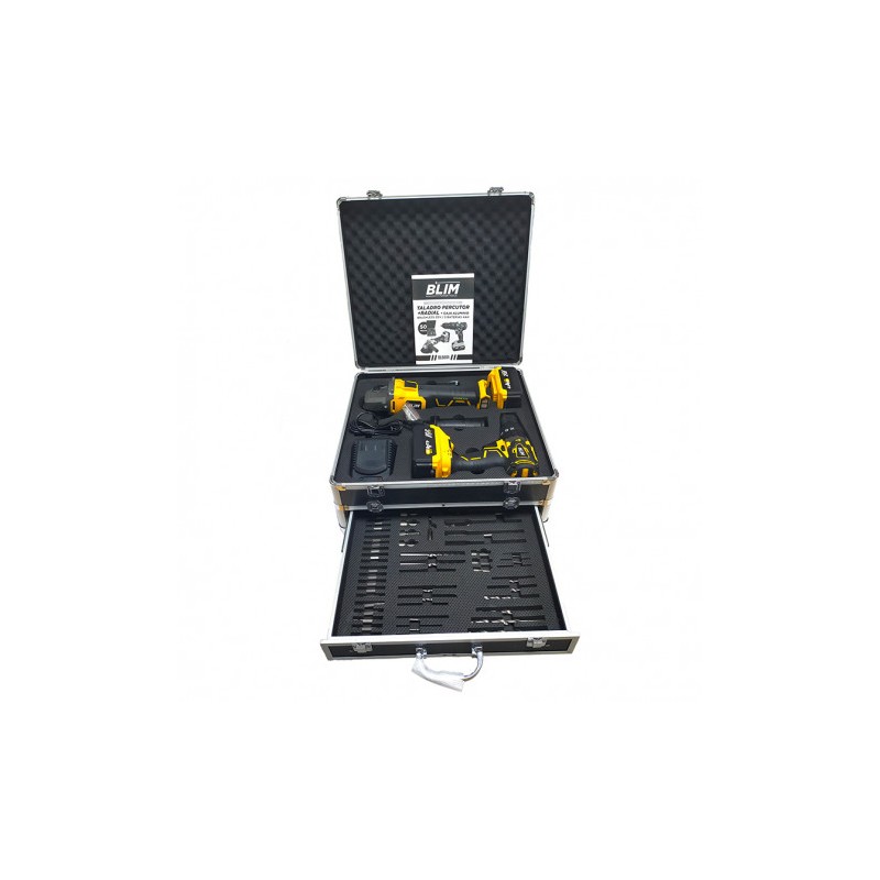 PACK 20V TALADRO PERCUTOR+RADIAL...