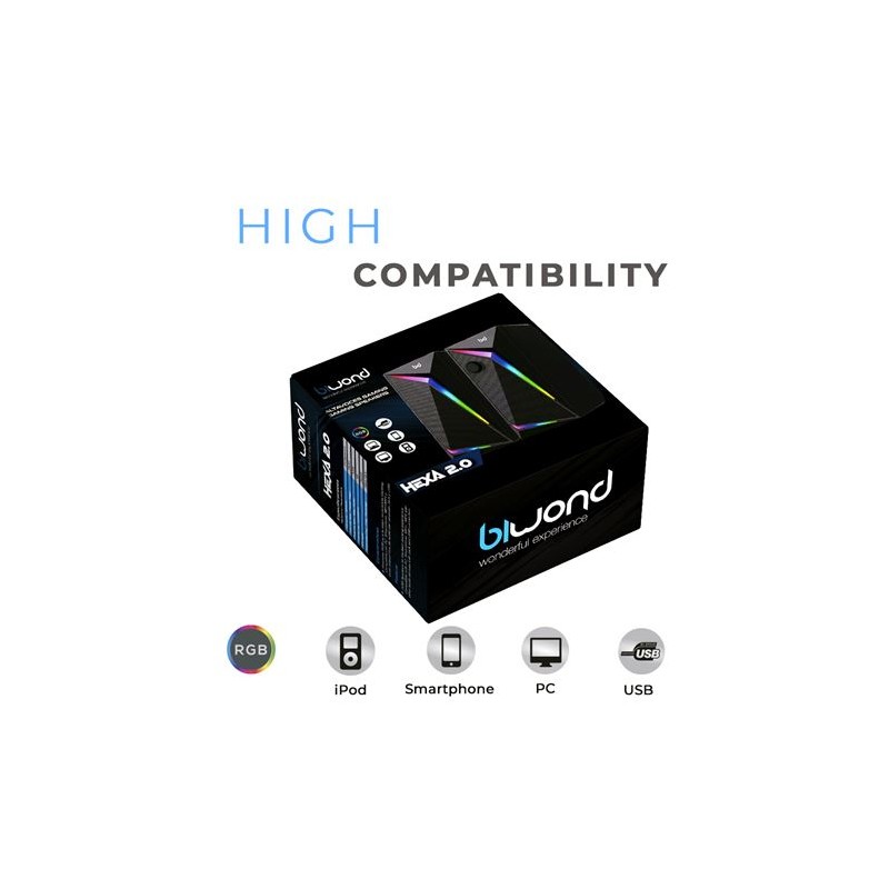 ALTAVOCES GAMING 10W HEXA BIWOND
