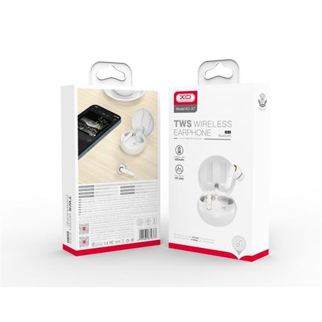 AURICULARES TWS X7 + BASE DE CARGA BLANCOS XO - XOX7WH-3