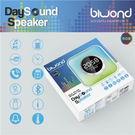 ALTAVOZ RELOJ RGB DAYSOUND SPEAKER BIWOND