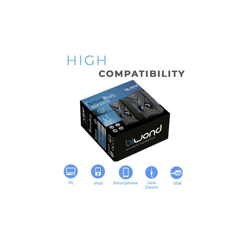 ALTAVOZ GAMING LED 6W SPEAKBLUE BIWOND