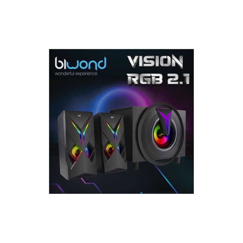 ALTAVOCES GAMING 2.1 16W VISION RGB...