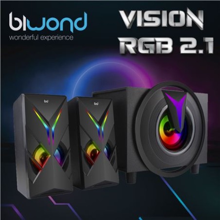 ALTAVOCES GAMING 2.1 16W VISION RGB BIWOND