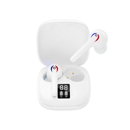 AURICULARES TWS X8 + BASE CON INDICADOR DE CARGA BLANCO XO - XOX8WH