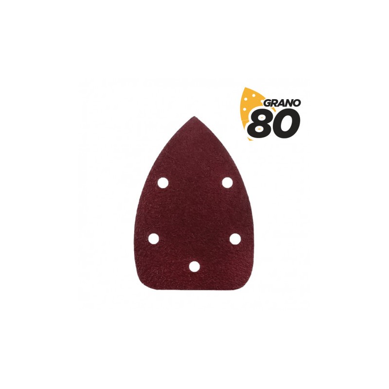 PACK 10 LIJAS GRANO 80 PARA LIJADORA...