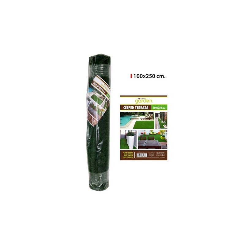 ROLLO CESPED ARTIFICIAL 6MM 100X250CM...